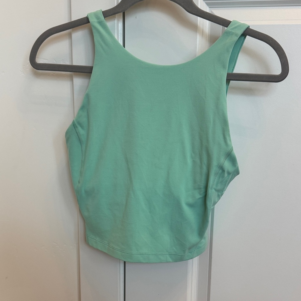 Mint Green Sleeveless Women's Top